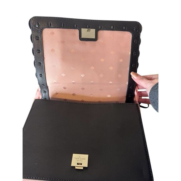 New Kate Spade Medium Masie Paterson Drive Grommet Satchel Bag $379  AUTHENTIC - Picture 7 of 16